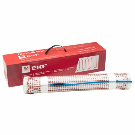 Мат нагревательный двухжильный Уют 1,5 кв. м. 225 Вт EKF Proxima nm2-225-1.5