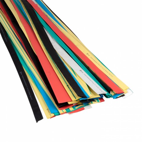 Набор ТУТ нг: 7 цветов по 7шт. Разного диаметра (10/5; 12/6; 16/8; 20/10; 25/12,5; 30/15; 40/20) 1м. EKF PROxima tut-n-1-r