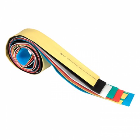 Набор ТУТ нг: 7 цветов по 7шт. Разного диаметра (10/5; 12/6; 16/8; 20/10; 25/12,5; 30/15; 40/20) 1м. EKF PROxima tut-n-1-r