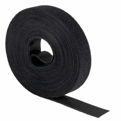 Хомут-липучка 20 мм (5м ролл) черный EKF PROxima hlft-2-b