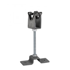 Держатель токоотвода металлический дистанционный L=100мм, CZ/NI EKF PROxima lp-d2115-100-cz