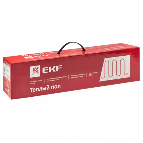 Мат нагревательный двухжильный Уют 3 кв. м. 450 Вт EKF Proxima nm2-450-3