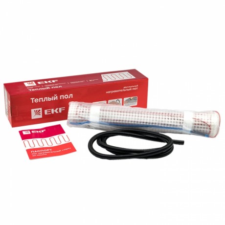 Мат нагревательный двухжильный Уют 3 кв. м. 450 Вт EKF Proxima nm2-450-3