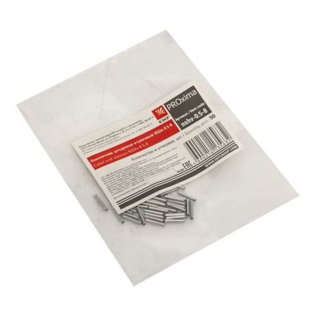 Наконечник штыревой втулочный НШв 0.5-8 (уп50шт) EKF PROxima nshv-0.5-8