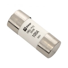 Плавкая вставка цилиндрическая ПВЦ (22х58) 100А EKF PROxima pvc-22x58-100