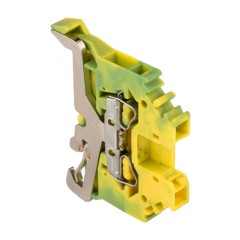 Колодка клеммная пружинная JXB-S-2.5 24А земля EKF PROxima plc-jxb-s-2.5pe