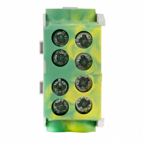Клемма распределительная КСР с двойным винтом 2x35/2x25 желто-зеленая EKF PROxima ksr-2.35-2.25-y-green