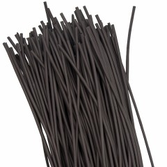 Термоусаживаемая трубка ТУТ нг 2/1 черная в отрезках по 1м EKF PROxima tut-2-b-1m