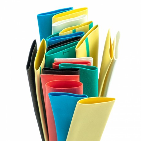 Термоусаживаемая трубка ТУТ нг 8/4 набор:7 цветов по 3шт. 100мм. EKF PROxima tut-n-8