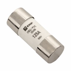 Плавкая вставка цилиндрическая ПВЦ (22х58) 125А EKF PROxima pvc-22x58-125