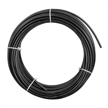 Труба гладкая ПНД жесткая d20 мм (100 м) черная EKF-Plast tpndg-20