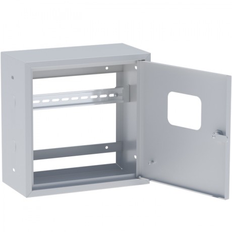 ЯУР с одной DIN-рейкой (300х300х150) EKF Basic без задней стенки uerm2-din-300-bas