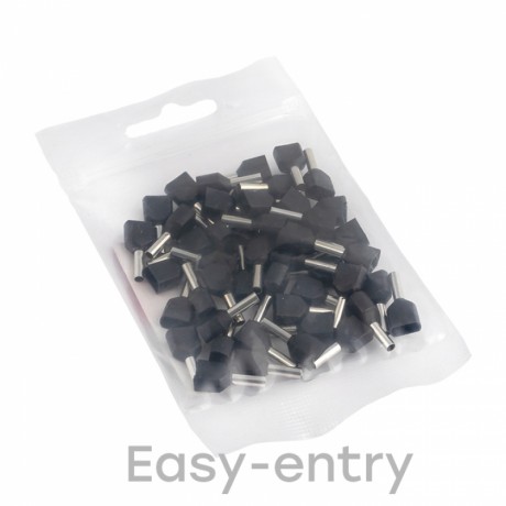 Наконечник штыревой втулочный изолированный НШвИ(2) 1,5-8 (50шт.) EKF PROxima nhvi2-1.5-8