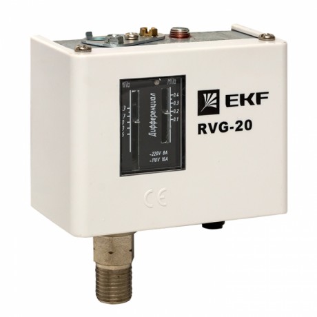 Реле избыточного давления EKF RVG-20-1,6 (1,6 МПа) RVG-20-1,6