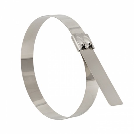 Хомут AISI 316 из нержавеющей стали, 12x290 (100 шт.) FlexLock PROxima plc-fl-tss-316-12x290