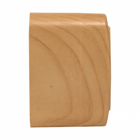 Розетка 1-местная ОП Минск 16А с заземлением светлое дерево EKF EGR16-028-30