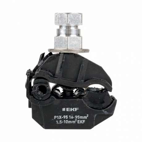 Зажим прокалывающий ответвительный P1X-95 16-95 мм2 / 1,5-10 мм2 инд. упак. EKF PROxima p-1x-95-r