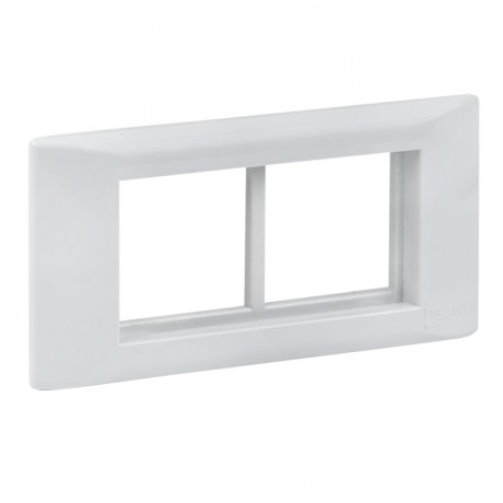 Рамка+суппорт 4 модуля (2 поста) для парапетного кабельного канала EKF C-Line sup-4-105-50