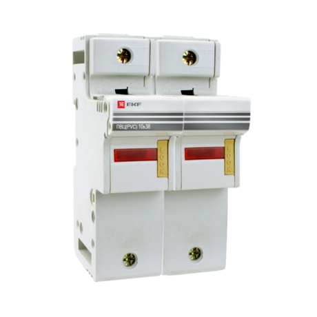 Предохранитель-разъединитель для ПВЦ 10x38 2P (с индикацией) EKF PROxima pr-10-38-2