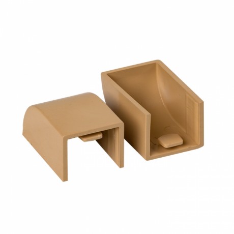 Заглушка (25х16) (4 шт) светлое дерево EKF-Plast ecl-25-16x4