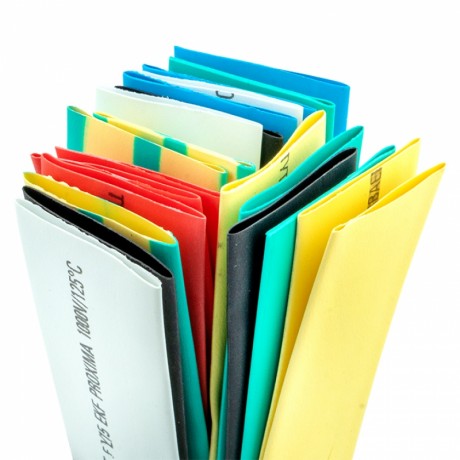 Термоусаживаемая трубка ТУТ нг 20/10 набор:7 цветов по 3шт. 100мм. EKF PROxima tut-n-20