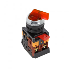 Переключатель ANLC-22 3P красный с подсветкой 220В NO+NC EKF PROxima psw-anlc-3p-r-220