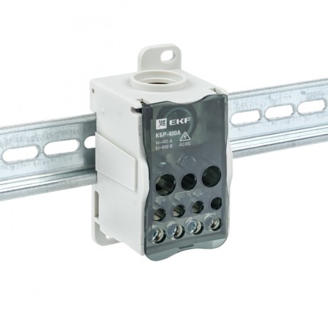 Блок распределительный КБР на DIN-рейку и монтажную панель 400A EKF PROxima plc-kbr400