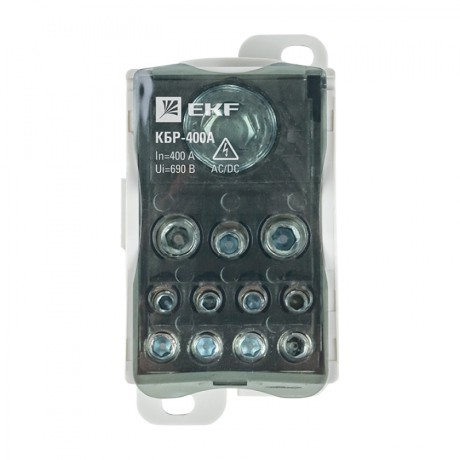 Блок распределительный КБР на DIN-рейку и монтажную панель 400A EKF PROxima plc-kbr400
