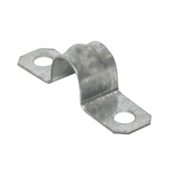 Скоба металлическая двухлапковая d14-15 мм (10 шт) EKF PROxima sm-2-14-15-r