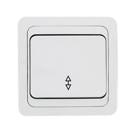 Лондон Выключатель проходной 1-клавишный 10А белый EKF PROxima EEV10-025-10