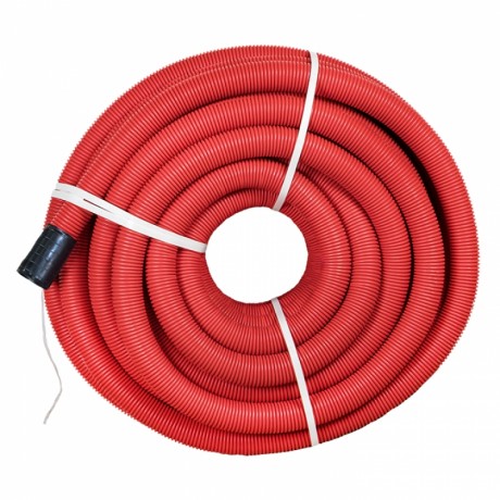 Труба гофр. двустенная ПНД/ПНД гибкая с протяжкой d200 мм (35 м) красная EKF-Plast tg2st-200-35m