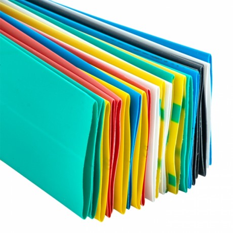 Термоусаживаемая трубка ТУТ нг 30/15 набор:7 цветов по 3шт. 100мм. EKF PROxima tut-n-30