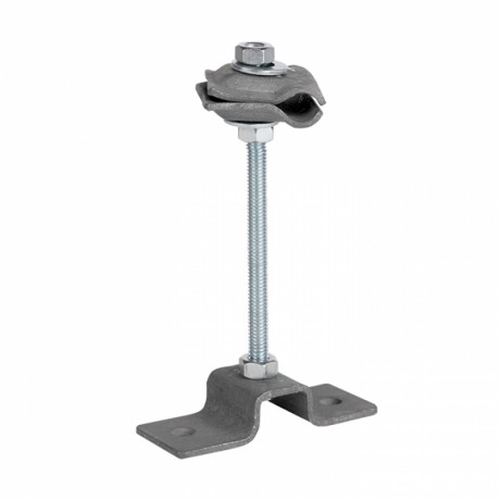 Держатель проводника на гор. и верт. пов., L=110мм, Ni EKF PROxima lp-35110-ni