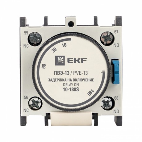 Приставка выдержки времени включения ПВЭ-13 10-180сек NO+NC EKF PROxima ctr-st-13