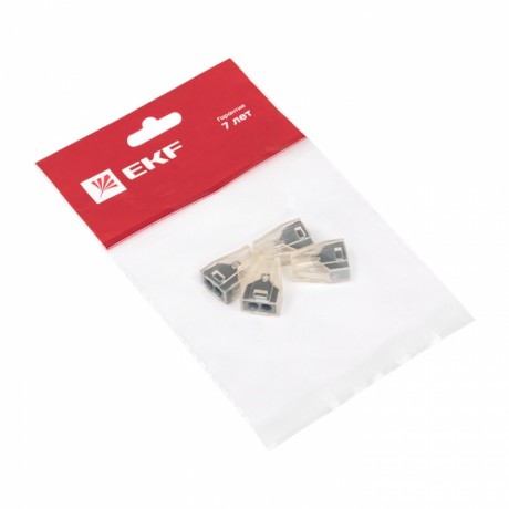 Строительно-монтажная клемма СМК 773-102 2 отверстия 1,0-2,5мм2 (4шт.) EKF PROxima plc-smk-102r