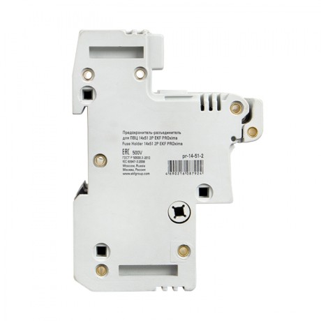 Предохранитель-разъединитель для ПВЦ 14x51 2P (с индикацией) EKF PROxima pr-14-51-2