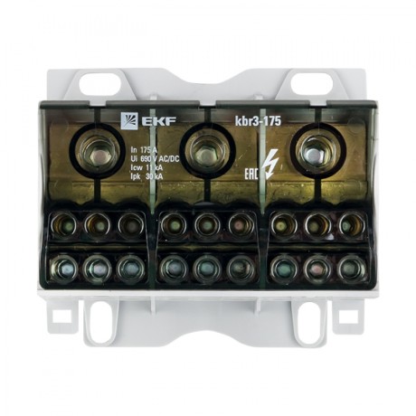 Блок распределительный КБР тройной 175A EKF PROxima kbr3-175