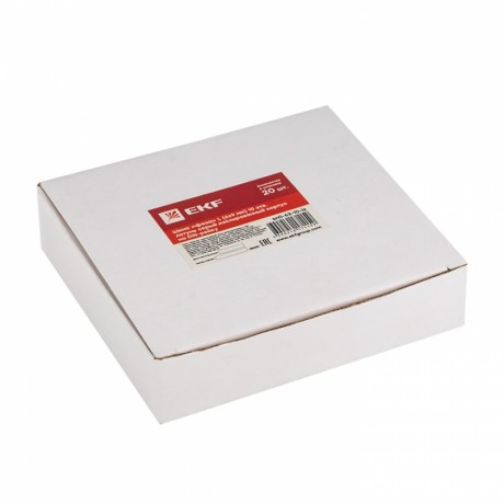 Шина 0 N (6х9мм) 10 отверстий латунь синий изолированный корпус на DIN-рейку EKF PROxima sn0-63-10-ib