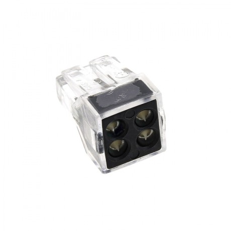 Строительно-монтажная клемма СМК 773-104 4 отверстия 1,0-2,5мм2 (4шт.) EKF PROxima plc-smk-104r