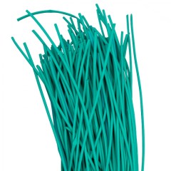 Термоусаживаемая трубка ТУТ нг 2/1 зеленая в отрезках по 1м EKF PROxima tut-2-j-1m