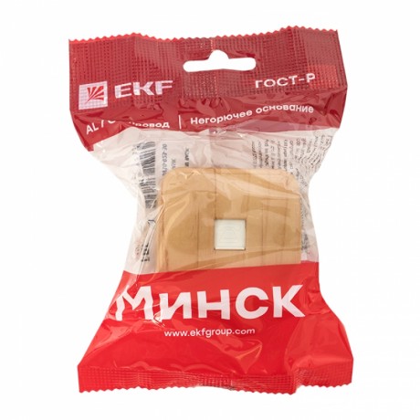 Розетка Phone 1-местная ОП Минск светлое дерево EKF EGT01-034-30