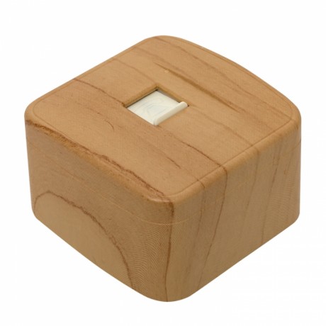 Розетка Phone 1-местная ОП Минск светлое дерево EKF EGT01-034-30