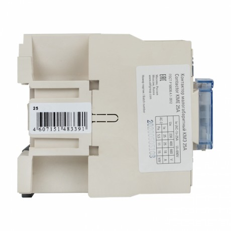 Контактор КМЭ малогабаритный 25А 380В 1NO EKF PROxima ctr-s-25-380