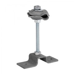 Держатель проводника на гор. и верт. пов., L=80мм, Ni EKF PROxima lp-35080-ni