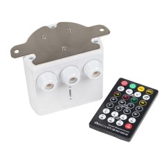 Микроволновый датчик движения бел. для высоких потолков 2000Вт 360гр. 30м IP65 MW-707 EKF dd-mw-707