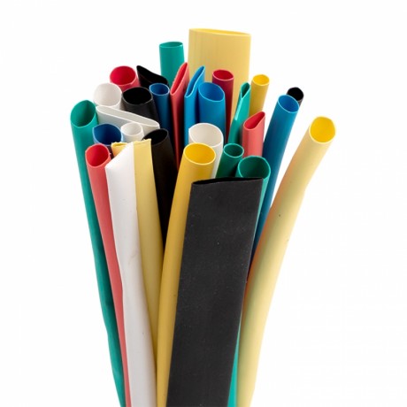 Набор ТУТ нг: 6 цветов по 5шт. Разного диаметра (3/1,5; 4/2; 5/2,5; 6/3; 8/4) 100мм. EKF PROxima tut-n-3-r