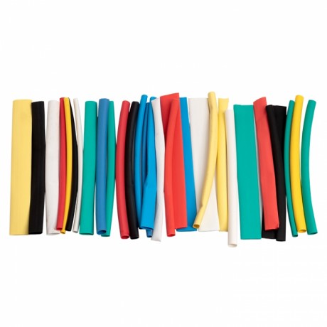 Набор ТУТ нг: 6 цветов по 5шт. Разного диаметра (3/1,5; 4/2; 5/2,5; 6/3; 8/4) 100мм. EKF PROxima tut-n-3-r