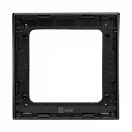 Стокгольм Рамка 1-местная черная EKF PROxima EXM-G-302-30