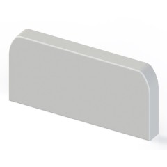 Заглушка (105х50) (2 шт) белый EKF C-Line ecw-105-50x2