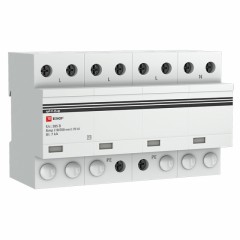 Устройство защиты от импульсных перенапряжений Тип 1 Iimp 25kA (10/350?s) 4P EKF spd-t1-25-4p